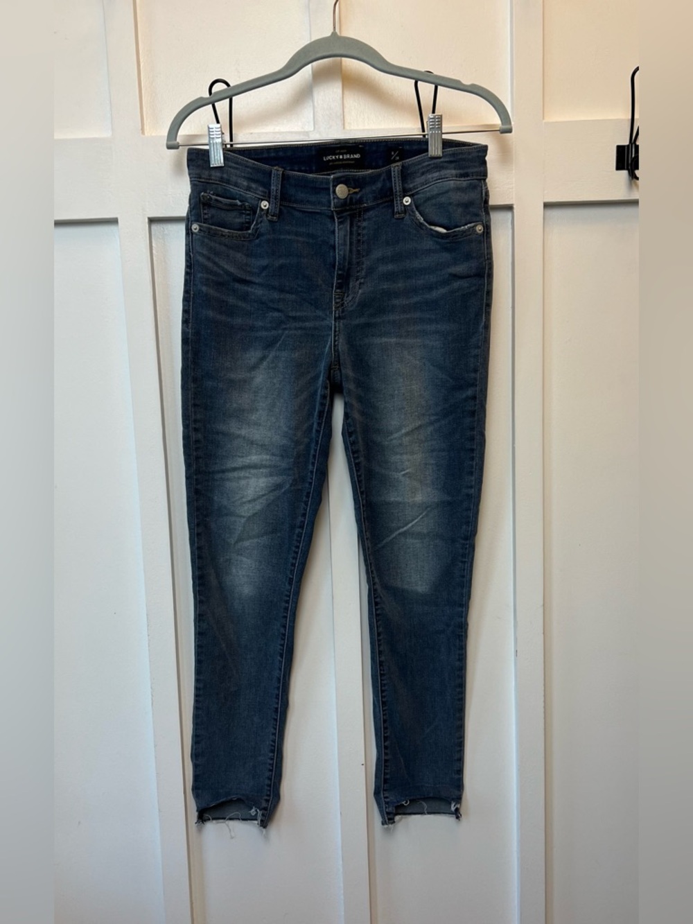 Lucky Brand Jeans Siz 6 / 28 Ava Skinny Medium Wash High Rise Classic Casual y2k